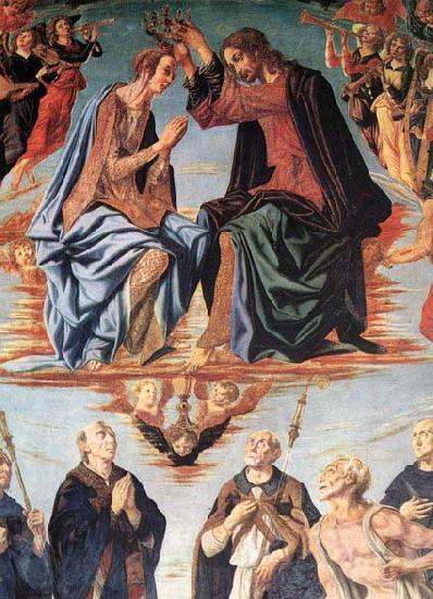 Pollaiuolo, Piero Coronation of the Virgin Spain oil painting art